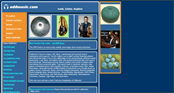 Desktop Screenshot of oddmusic.com
